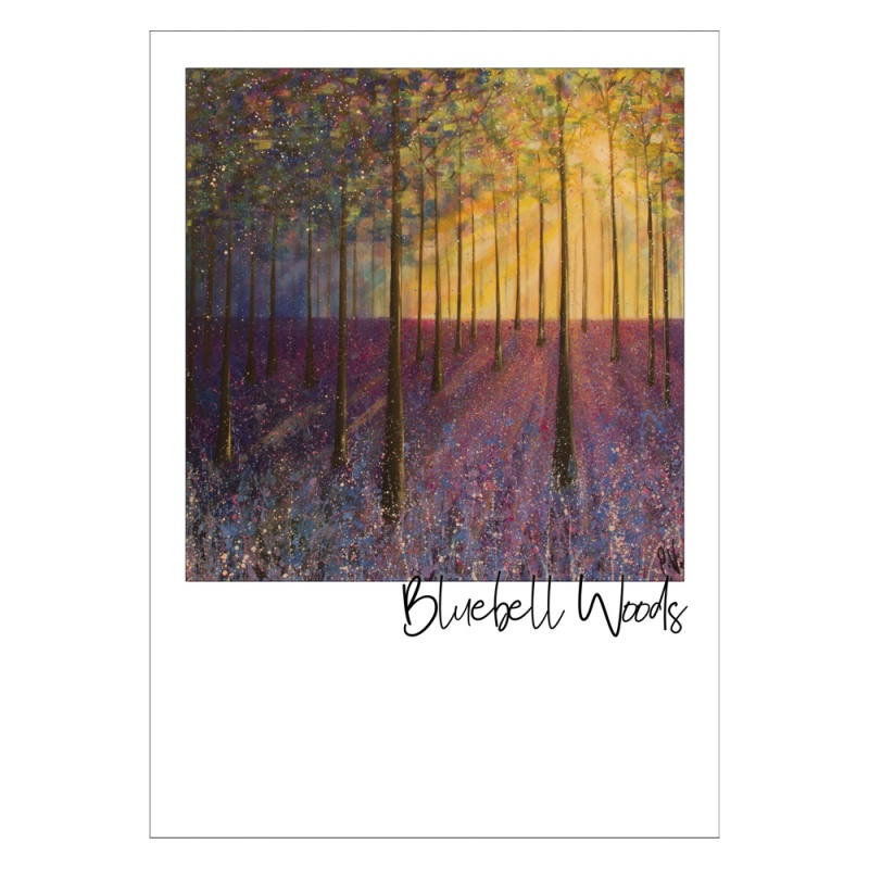 Bluebell Woods Postcard